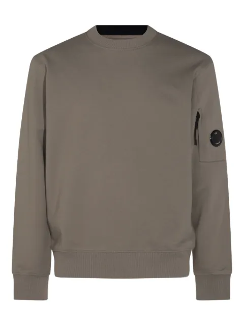 C.P. Company lens-pocket sweatshirt Brown 19CMSS713A005086W356