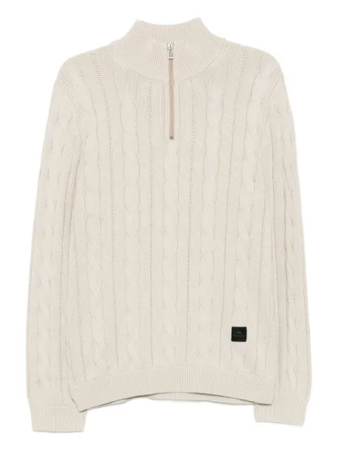 PS Paul Smith cable-knit jumper Neutrals M2R496ZT22515