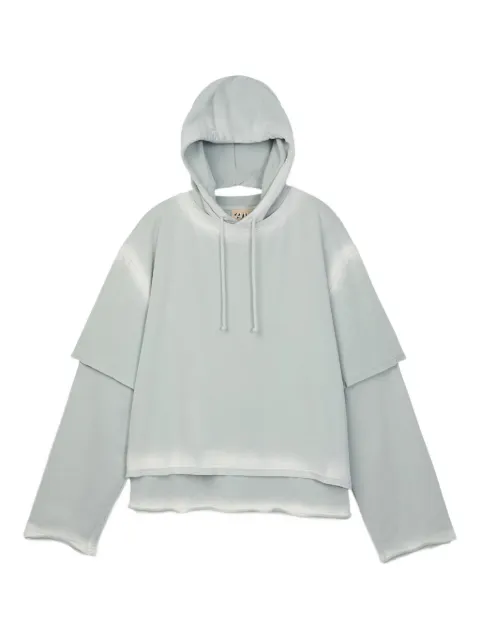 CamperLab layered hoodie Grey AU00057003
