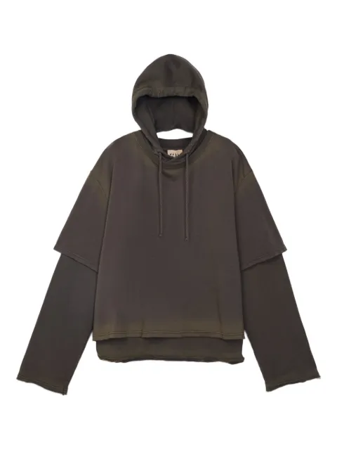 CamperLab double-layered hoodie Black AU00057001