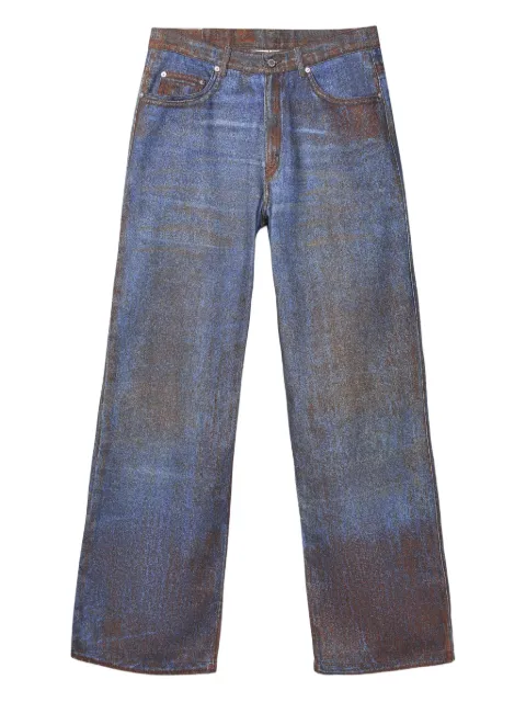 CamperLab acid-wash denim straight-leg jeans Blue AU00053003