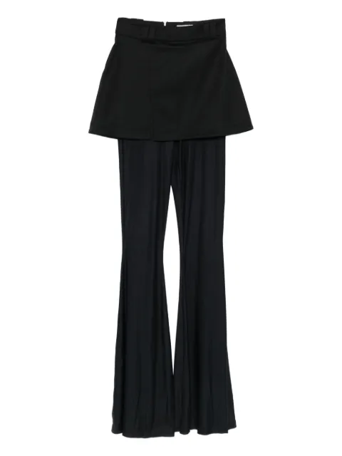 Vestiaire d'un Oiseau Libre belt-loops skirt trousers Black PANTASKIRT