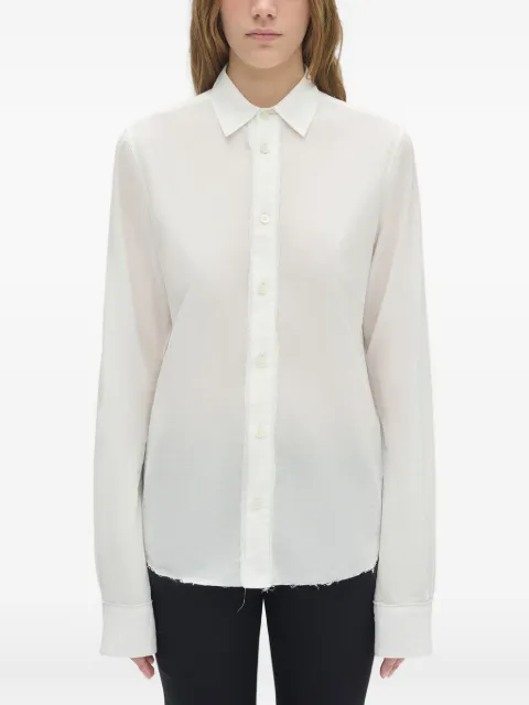Ann Demeulemeester long-sleeved cotton shirt White B0013515FA026