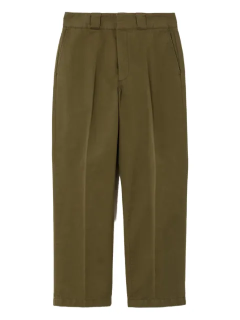 RE/DONE pressed-crease trousers Green 84020WOLLIPN