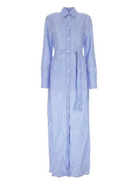 Prada striped shirt maxi dress Blue P3K17XS23214FG