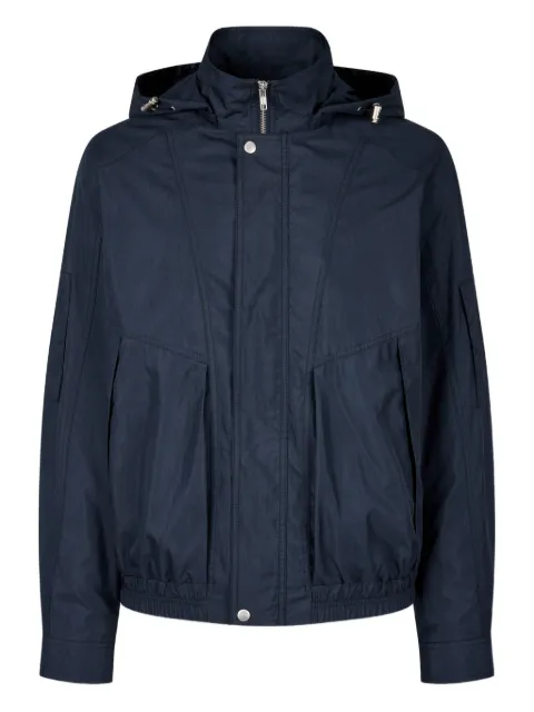 TOMBOY elasticated-hem hooded jacket Blue 9155313131