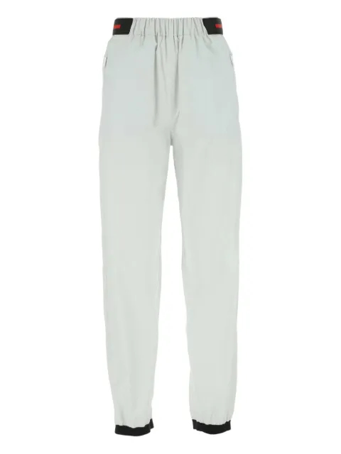 Prada elastic-waistband straight-leg trousers White 22T785S2011T2Y