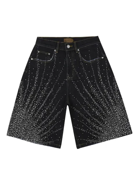 BIRTH OF ROYAL CHILD 20K Diamond Starlight denim shorts Black BC25AWSP01BLK