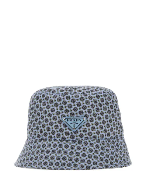 Prada printed bucket hat Blue 2HC1372CXN