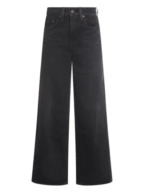Levi's belt-loops wide-leg jeans Black 0039B0000