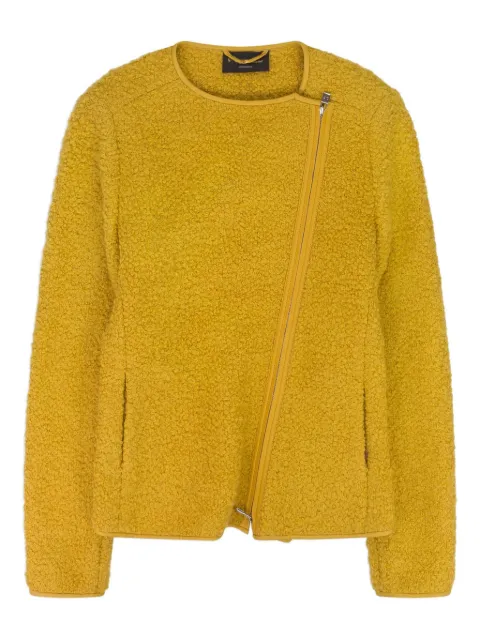 Loro Piana Evening asymmetrical zip-front jacket Yellow FAF90902861