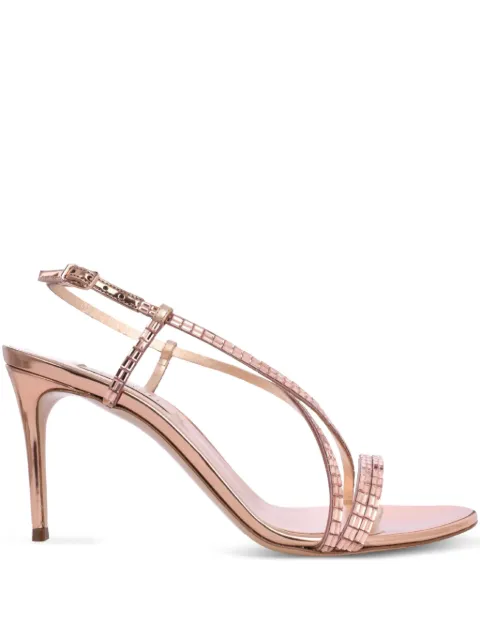 Casadei embellished criss-cross sandals Pink 1L402A0801T0535