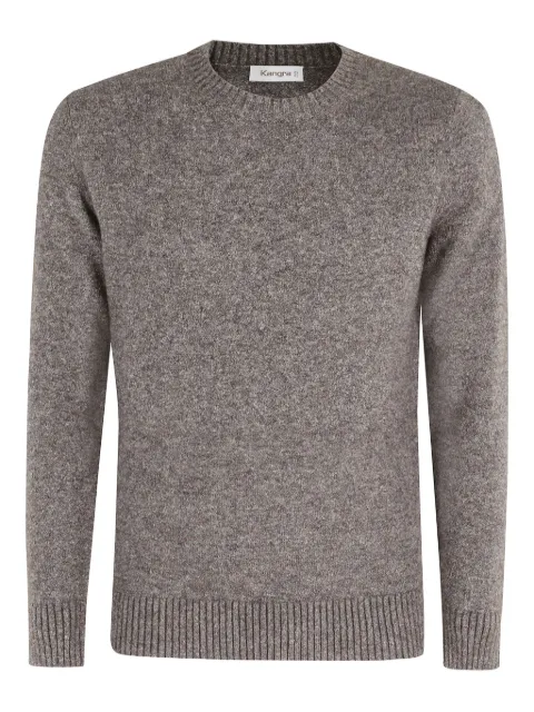 Kangra round-neck long-sleeve sweater Brown W6K211101097