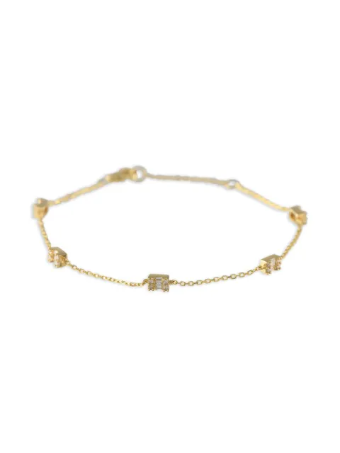 LB Exclusive 14K gold Station diamond bracelet Yellow BR10298Y