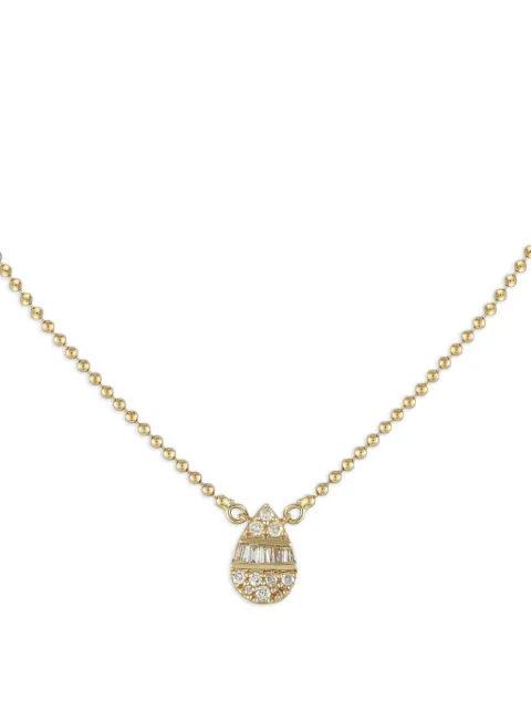 LB Exclusive 14K yellow gold diamond pendant necklace Yellow NK02101Y