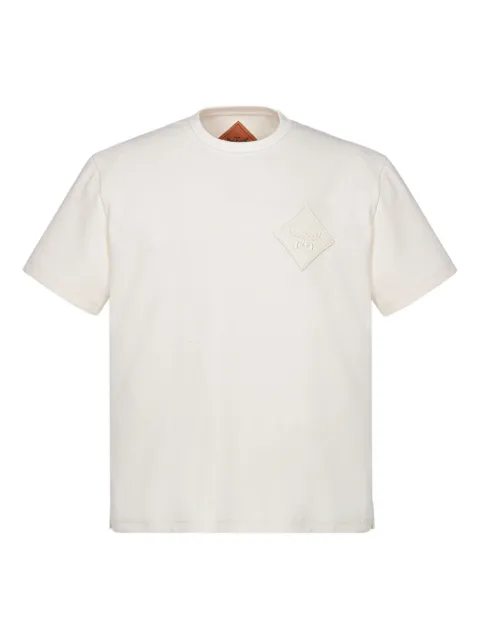MCM logo-patch T-shirt White MHTESMM02WI