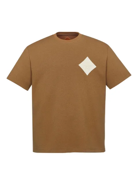 MCM logo-patch T-shirt Brown MHTESMM02CO