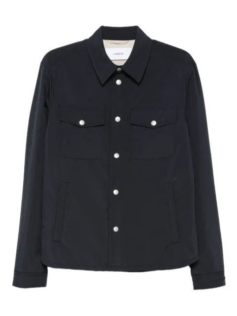 Lardini button-fastening flap-pocket jacket Blue AACENTYAASP65601
