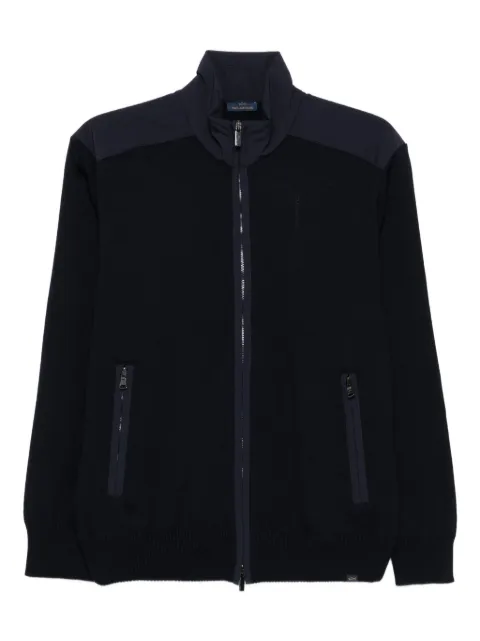Paul & Shark zip-front wool cardigan Black 99311022