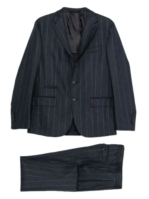 Eleventy pinstriped suit Grey L70ABUJ01BTCRNTES0L084