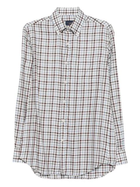 Paul & Shark checked cotton shirt Grey 15313125R