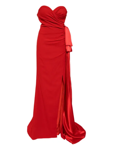 Saiid Kobeisy strapless gown Red RTWSS2515