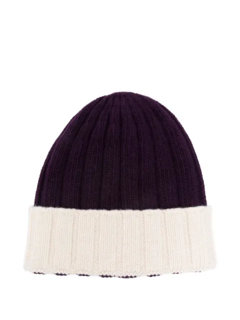 Daniele Fiesoli ribbed-knit beanie hat Purple 8003SQ