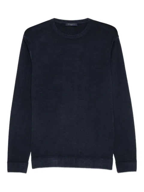 Daniele Fiesoli crew-neck wool sweater Blue DF0002T
