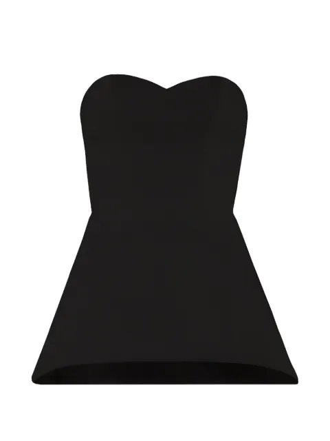 Vestiaire d'un Oiseau Libre sweetheart-neckline mini dress Black CORSETMINIDRESS