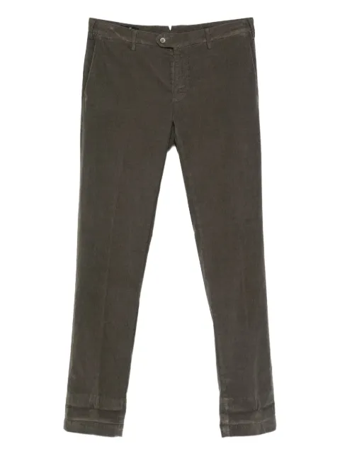 Mason's buttoned straight-leg trousers Green 9PN28963VBE011