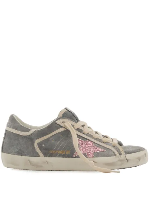 Golden Goose Super Star glitter-detail sneakers Grey GWF00101F004334