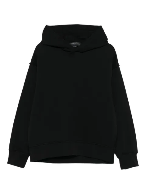 FEDERICO CINA cotton hoodie Black FCCOSW0201R