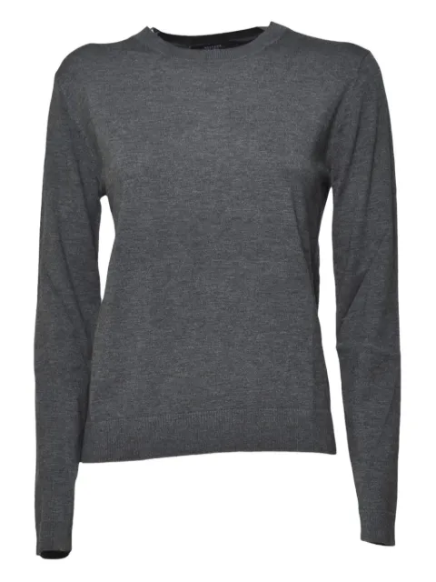 Weekend Max Mara round-neck long-sleeve top Grey 2525366082600