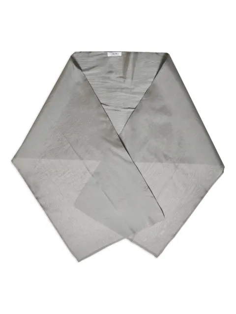 Max Mara geometric-shape scarf Grey 2529546032600