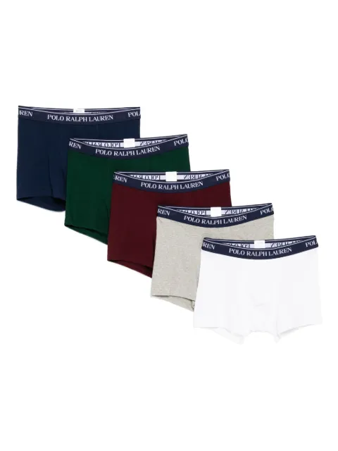 Polo Ralph Lauren logo-waistband briefs (set of five) Red 714864292018