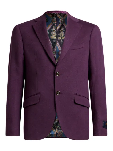 ETRO single-breasted blazer Purple MRCA002899TU2K3
