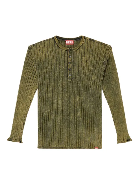 Diesel K-Vieri cotton-blend top Green A199460DCCB
