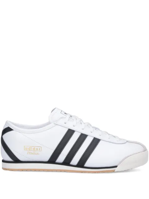 adidas 70s italian three-stripe leather sneakers White JS1323