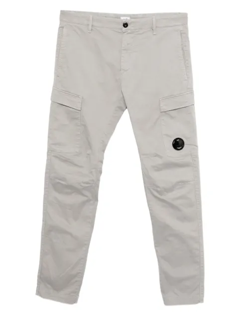 C.P. Company logo-plaque cargo trousers Grey 19CMPA068A005529G331