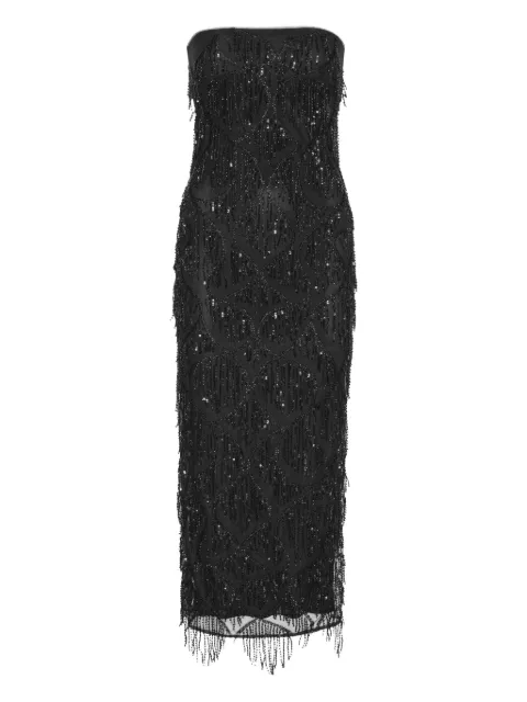 ROTATE BIRGER CHRISTENSEN sequin midi tube dress Black 114622100