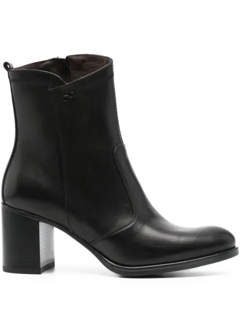 NERO GIARDINI 70mm zip-detail block-heel boots Black I513852D100