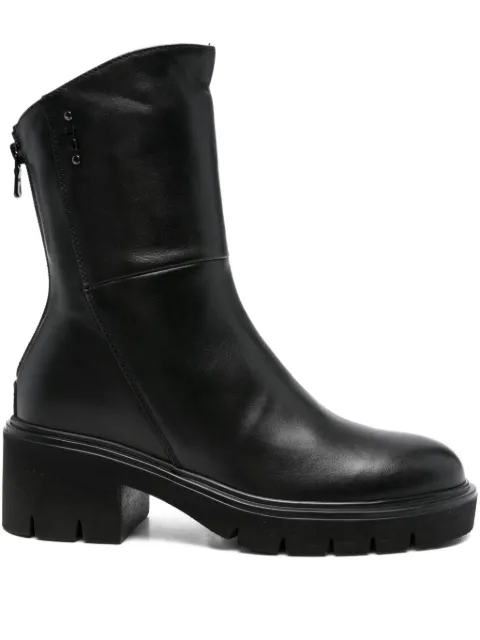 NERO GIARDINI 55mm zip-fastening boots Black I514818D