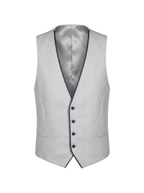 ROBERTO VINCENTI polka-dot waistcoat Blue FCC1422310K4741331BLUE