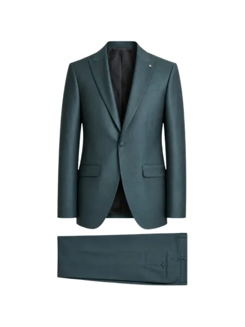 ETIEM TEXTIL S.L. peak-lapels single-breasted suit Green 2737786949