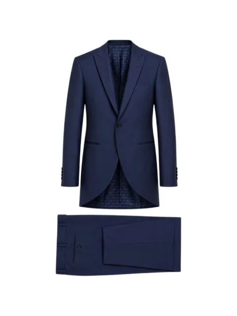 RAMON SANJURJO peak-lapel suit Blue 8162140833BLUE
