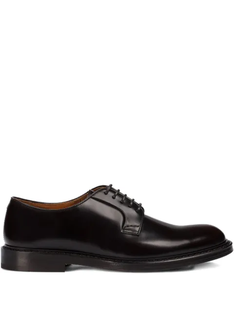 Doucal's leather lace-up derby shoes Brown DU1385SIEWUF007TM04