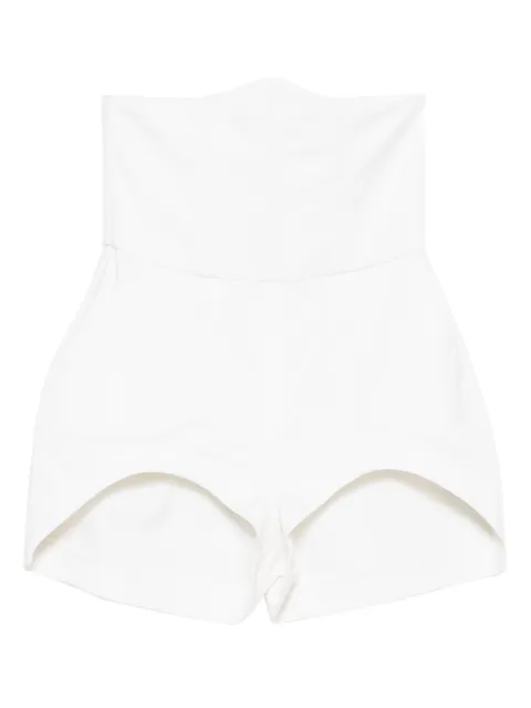 Vestiaire d'un Oiseau Libre corset shorts White PEARLCORSETTROUSERS