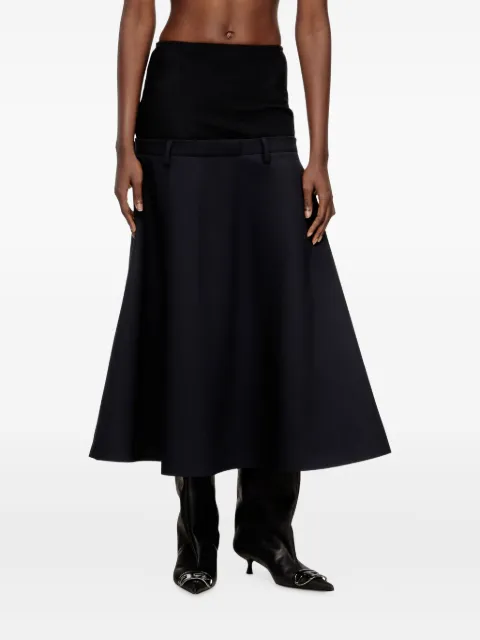 Diesel O-Grace-Bond flared skirt Black A211280WFCZ