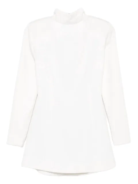 Vestiaire d'un Oiseau Libre high-neck long-sleeve dress Neutrals SUGARDRESS