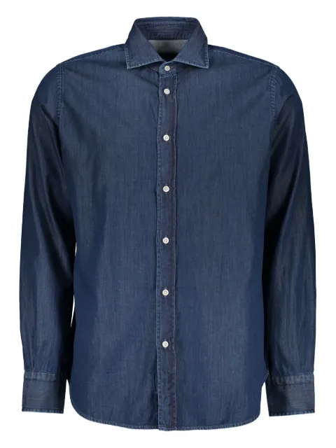 Moorer denim shirt Blue HAROLDDUC